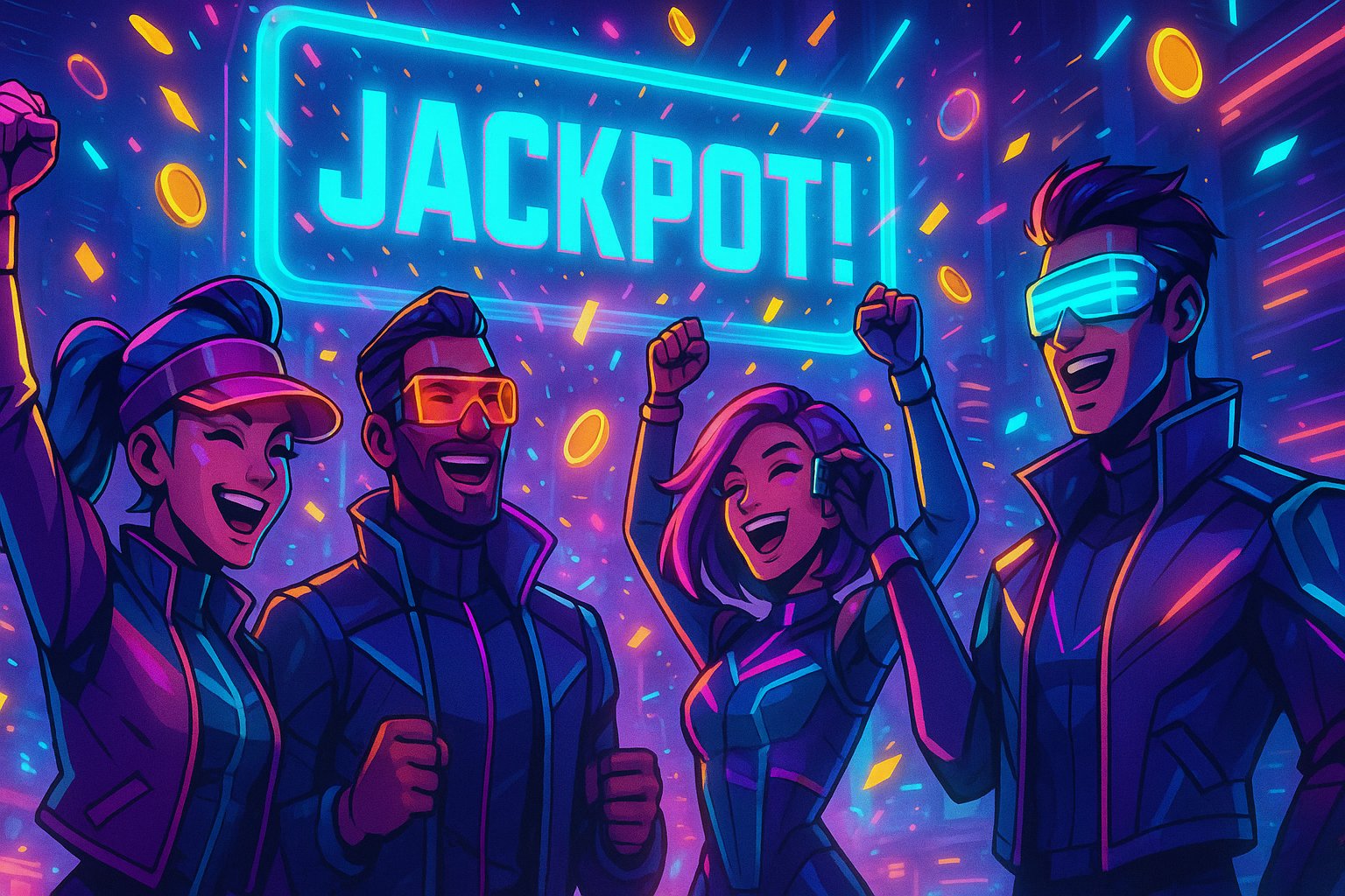 Ilustrasi mekanisme gulungan slot online dengan simbol-simbol khas permainan digital