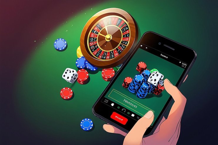 Dealer profesional kasino langsung mamiqq sedang memandu sesi permainan baccarat secara real-time